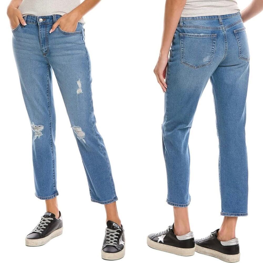 JOE'S JEANS TOMBOY DISTRESSED SLIM CROP JEANS IN BIBIANA NWT WOMEN'S‎ SIZE 25